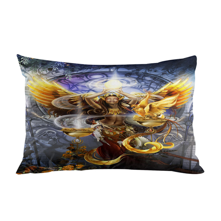 Fantasy Art Beautiful Woman Angel Bed Covers