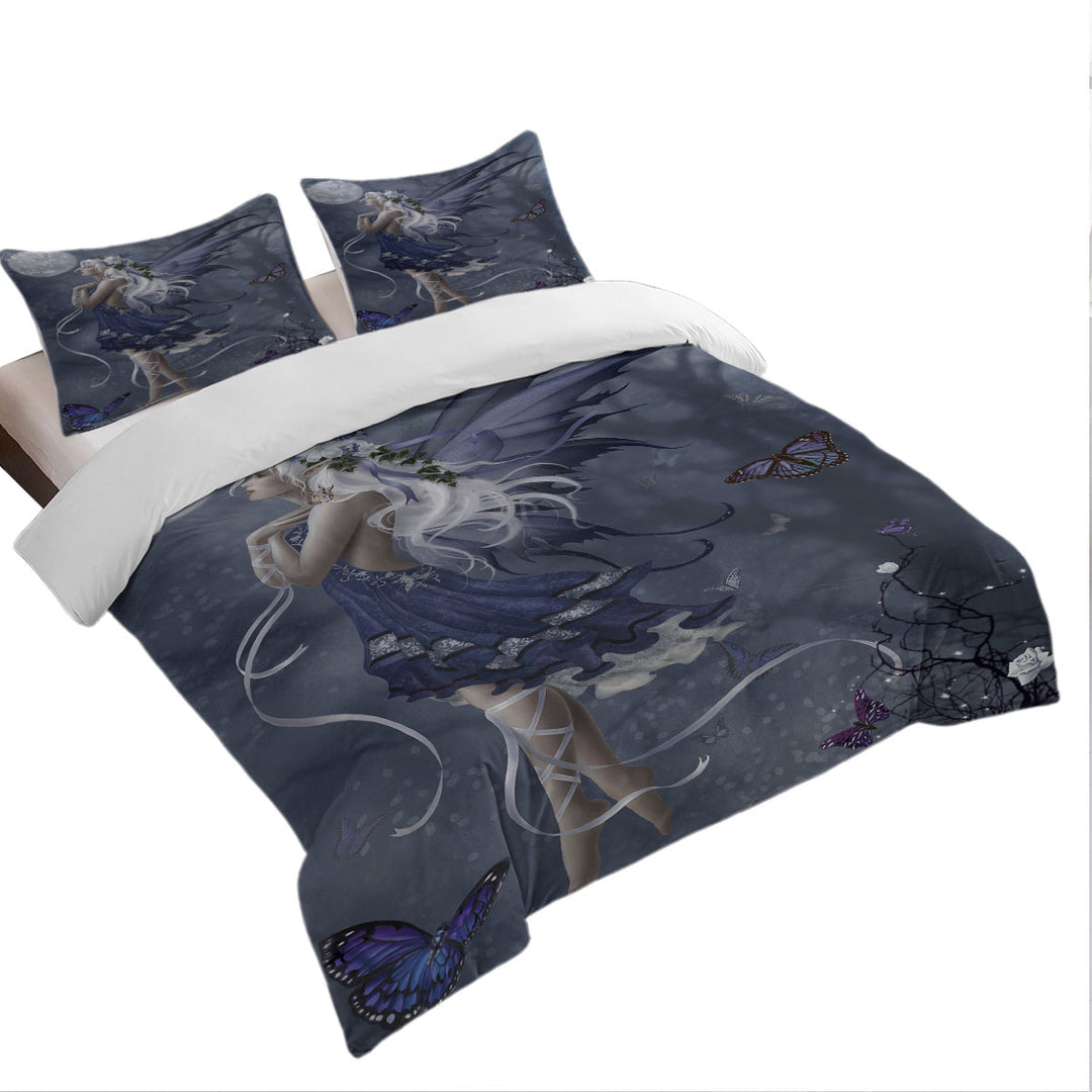 Fantasy Art Blue Nocturne Fairy Coverlets