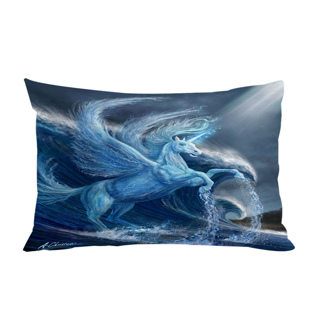 Fantasy Art Cool Water Pegasus Pillowcase