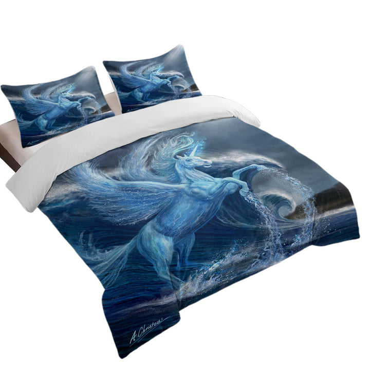 Fantasy Art Cool Water Pegasus full Size Duvet Cover