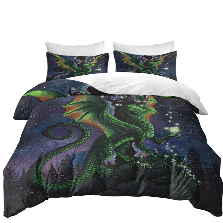 Fantasy Art Dragon the Dream Keeper King Quilt Cover