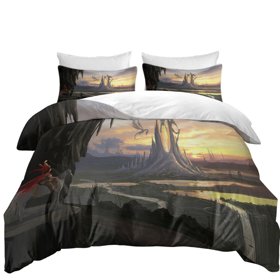 Fantasy Art Elpidrako City Quilt Cover Sets