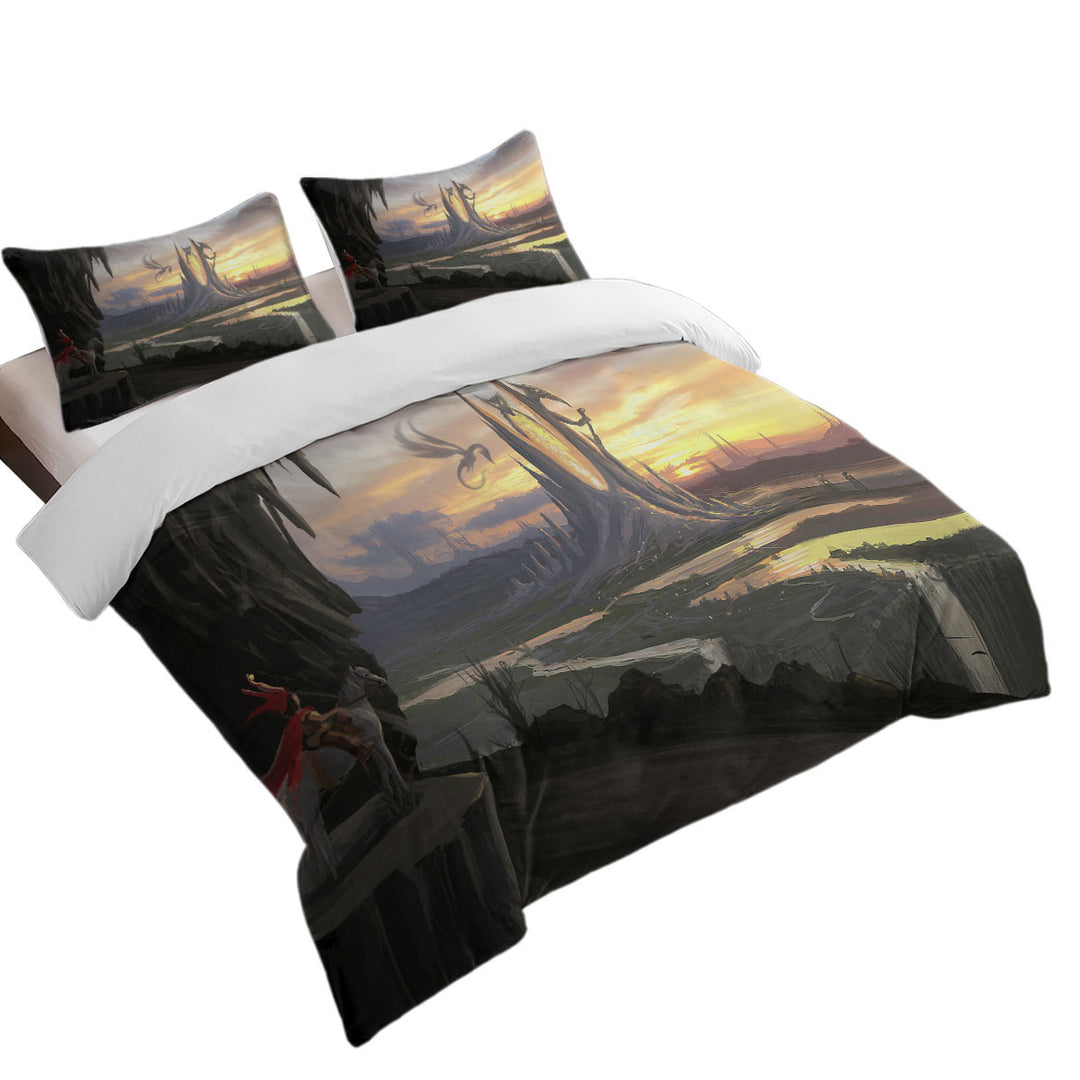 Fantasy Art Elpidrako City Twin xl Duvet Covers