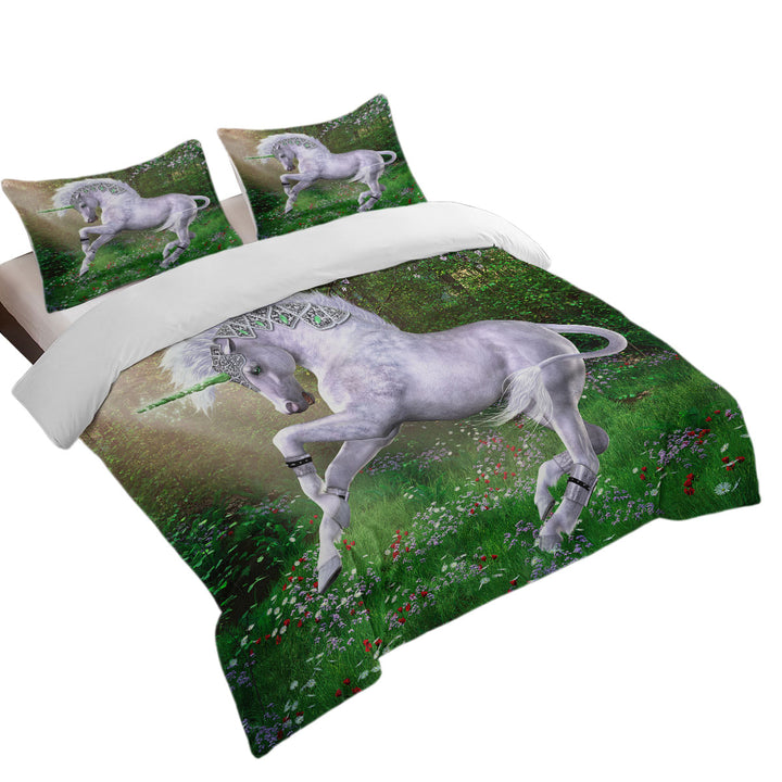 Fantasy Art Jade the Unicorn Duvet Cover sale