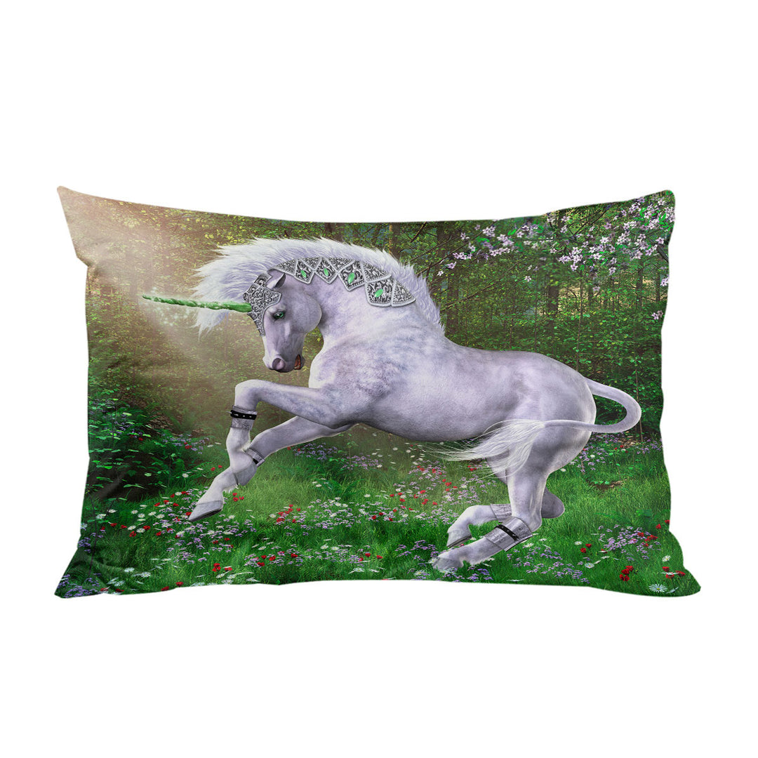 Fantasy Art Jade the Unicorn Pillowcases