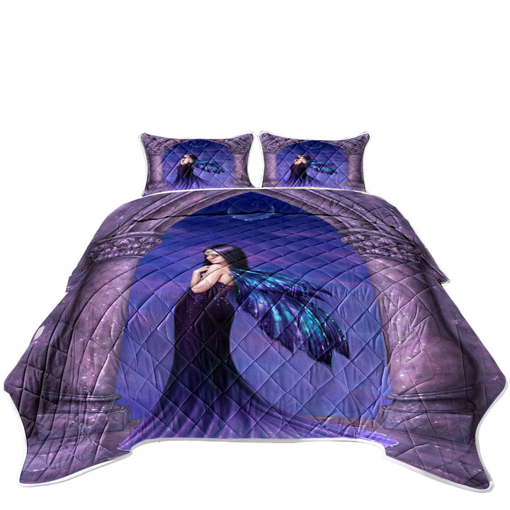 Fantasy Art Mystique Mysterious Beautiful Fairy Coverlet