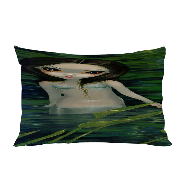 Fantasy Art Painting Mermaid Emerges Pillowcase