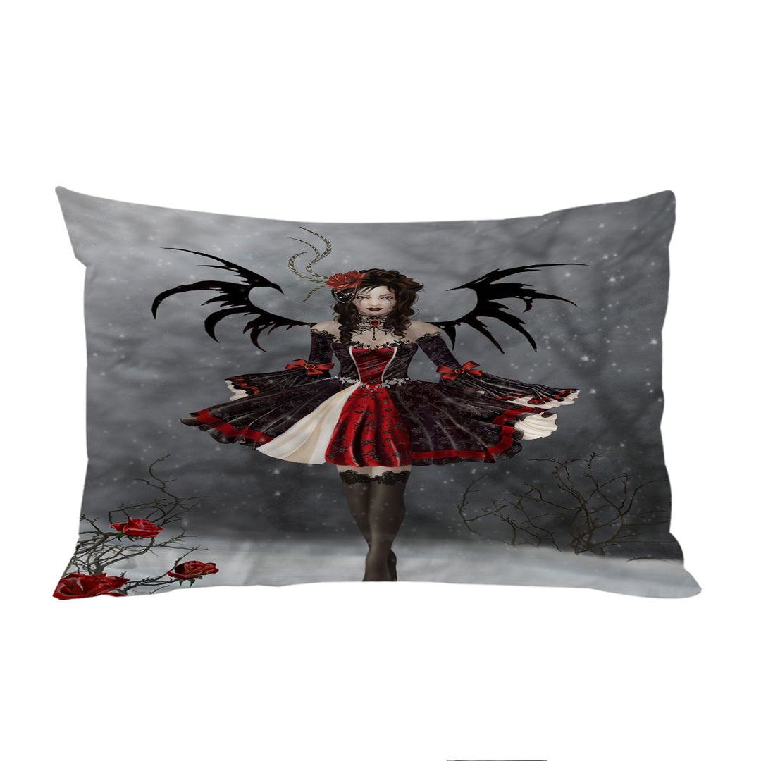 Fantasy Art Roses and Gothic Princess Pillow Cases