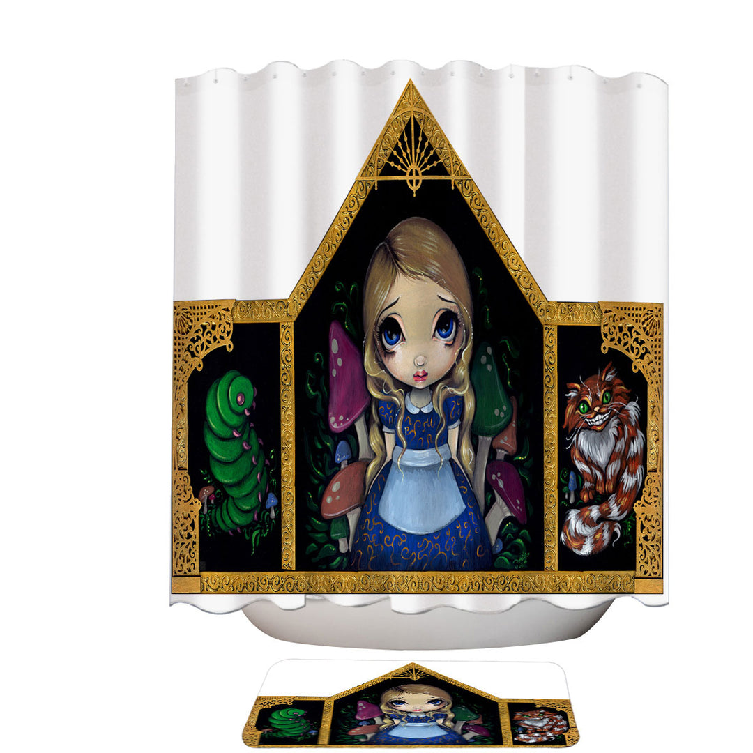 Fantasy Art Shower Curtains of Alice and Friends