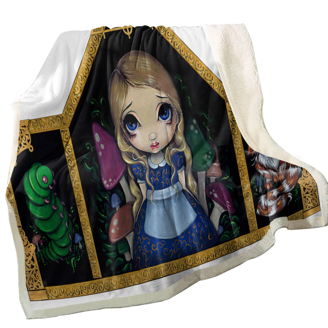 Fantasy Art Sofa Blankets of Alice and Friends