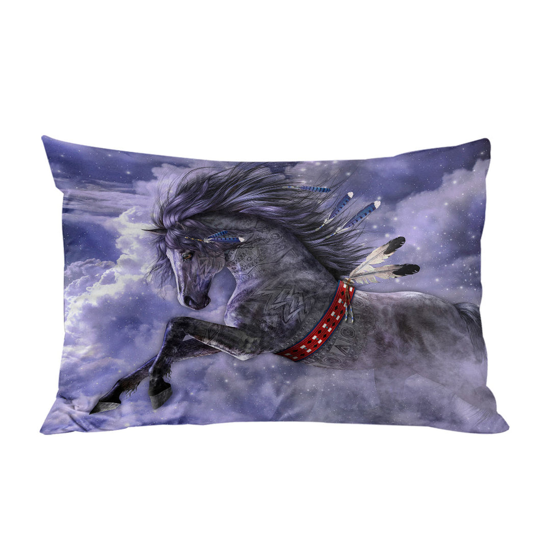 Fantasy Art Spirit Horse in the Clouds Pillow Cases