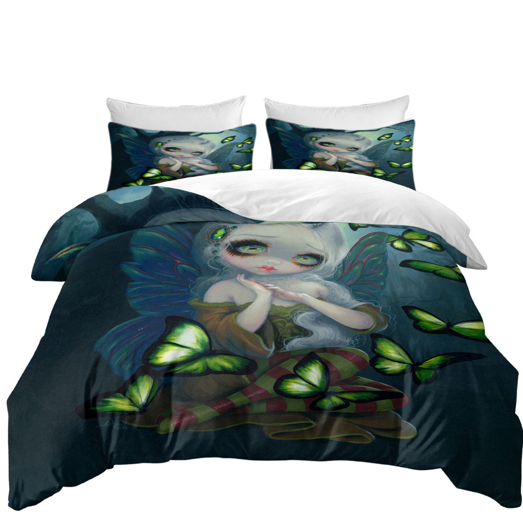 Fantasy Art the Absinthe Butterfly Fairy Duvet Cover Queen