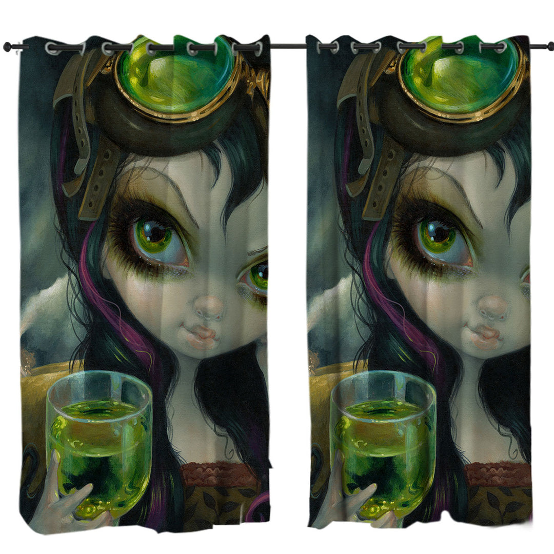 Fantasy Art the Absinthe Pilot Fairy Curtain