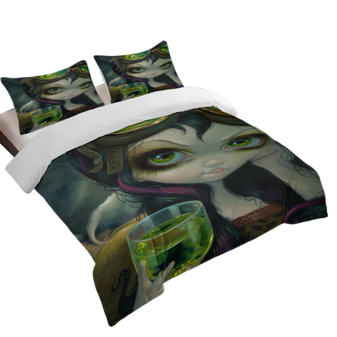 Fantasy Art the Absinthe Pilot Fairy Duvet Cover Queen