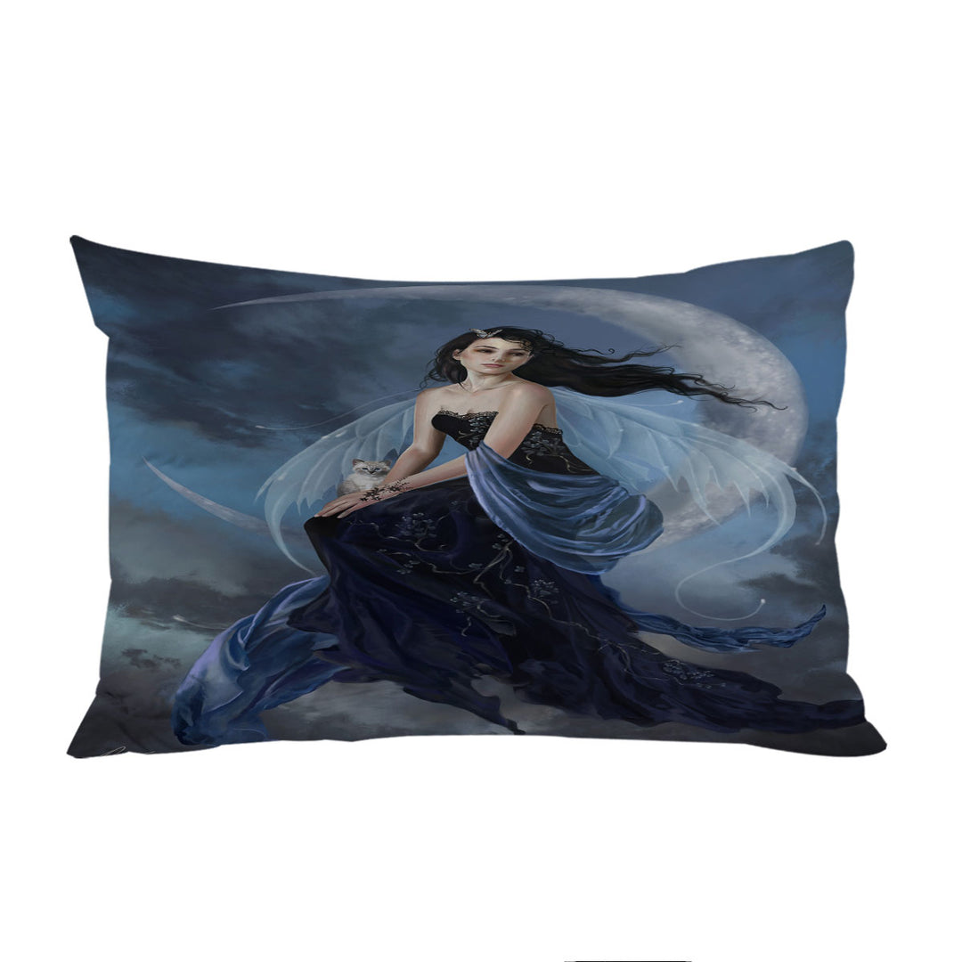 Fantasy Art the Moon Indigo Fairy Pillowcase