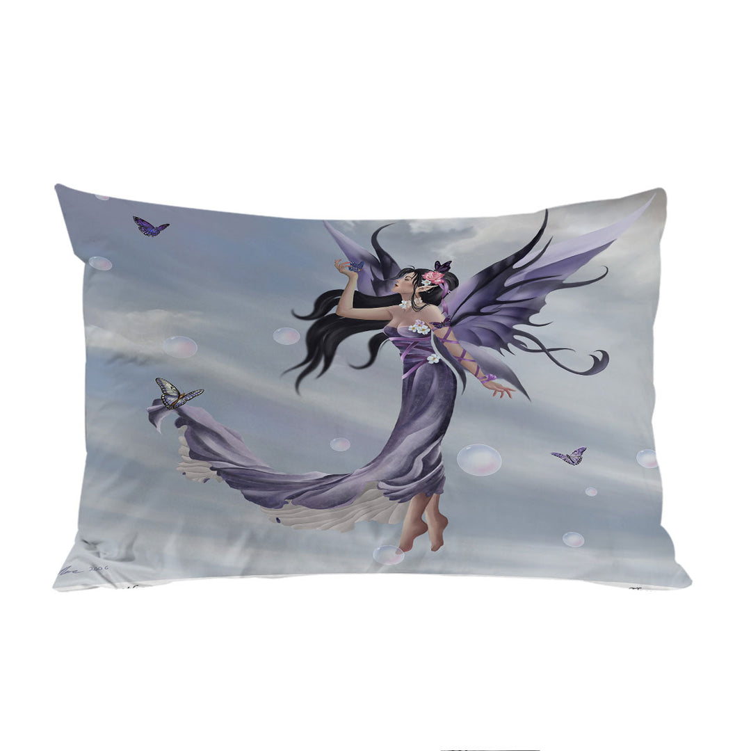 Fantasy Art the Purple Dream Catcher Fairy Pillowcases