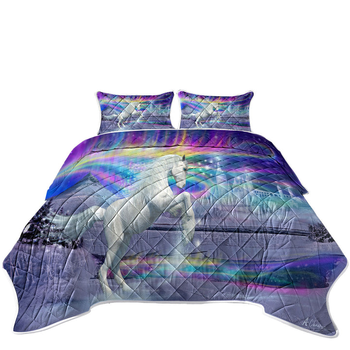 Fantasy Artwork Starborn Unicorn California King Quilt Sets