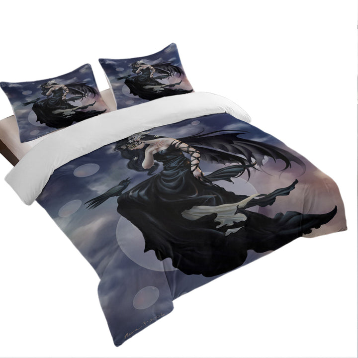 Fantasy Artwork the Dark Skies Fairy Quilt Cover Sets