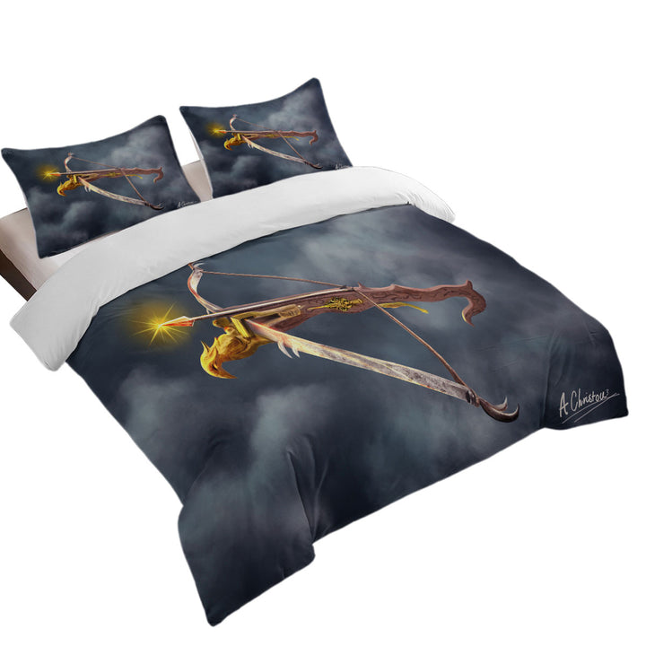 Fantasy Bow of Power Mens Art Duvet Cover sale