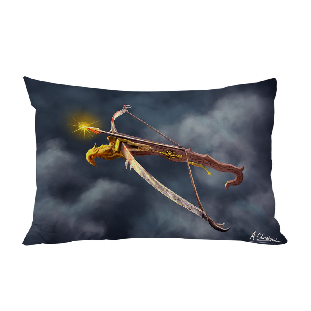 Fantasy Bow of Power Mens Art Pillow Cases