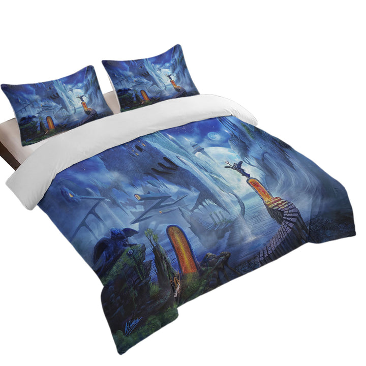 Fantasy Dreamscape Nerostrios City Quilt Cover Sets