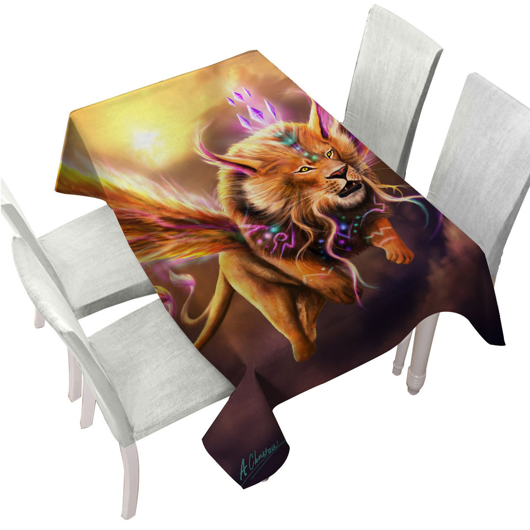 Fantasy Fine Art Venetian Lion Tablecloths