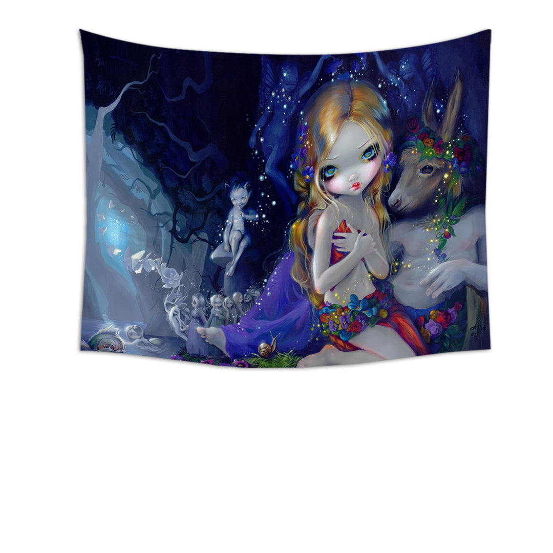 Fantasy Magical Wall Decor Art a Midsummer Night_s Dream Tapestry