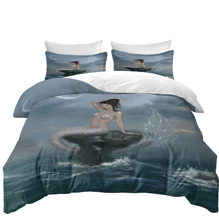 Fantasy Ocean Art the Beautiful Mermaid Duvet Covers