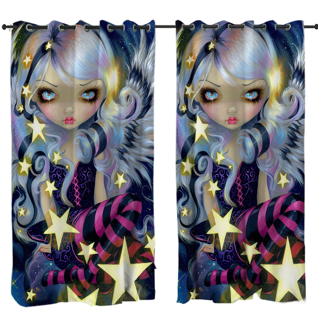 Fantasy Painting Angel of Starlight Curtain