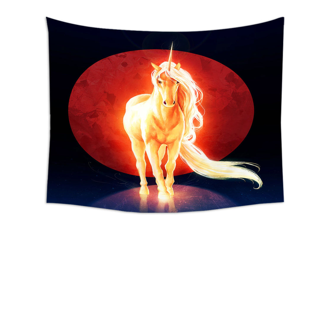 Fantasy Paintings the Last Unicorn Wall Decor Tapestry