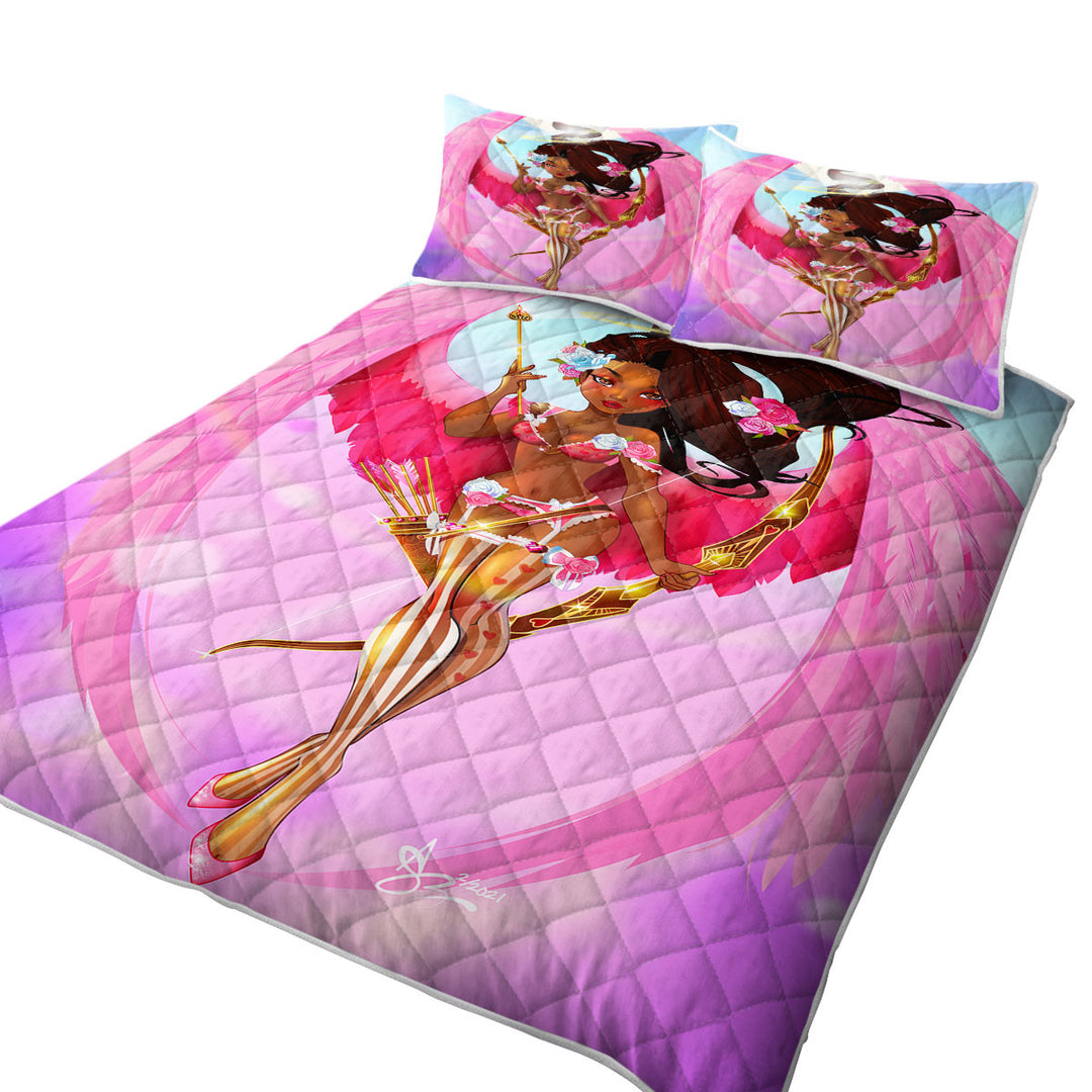 Fantasy Rose the Angel Coverlets