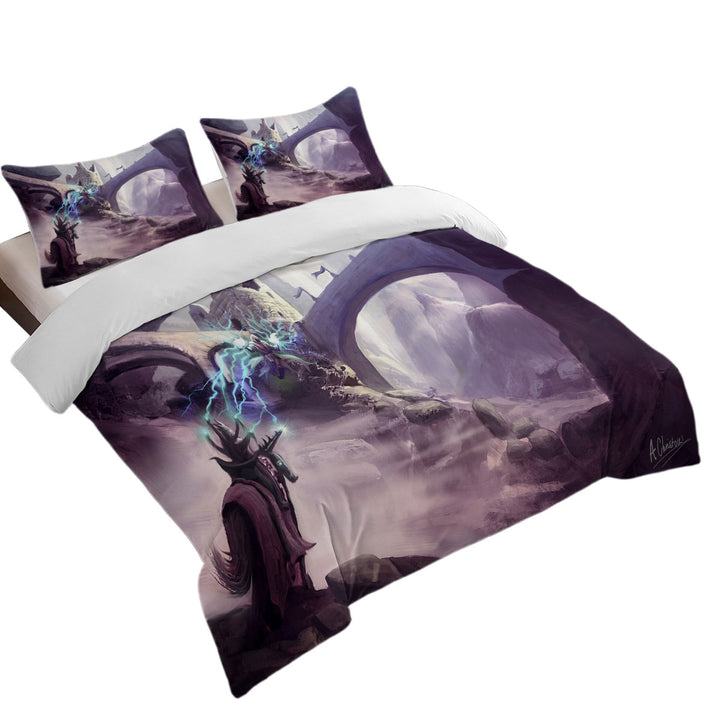 Fiction Art Warriors War Duvet Cover