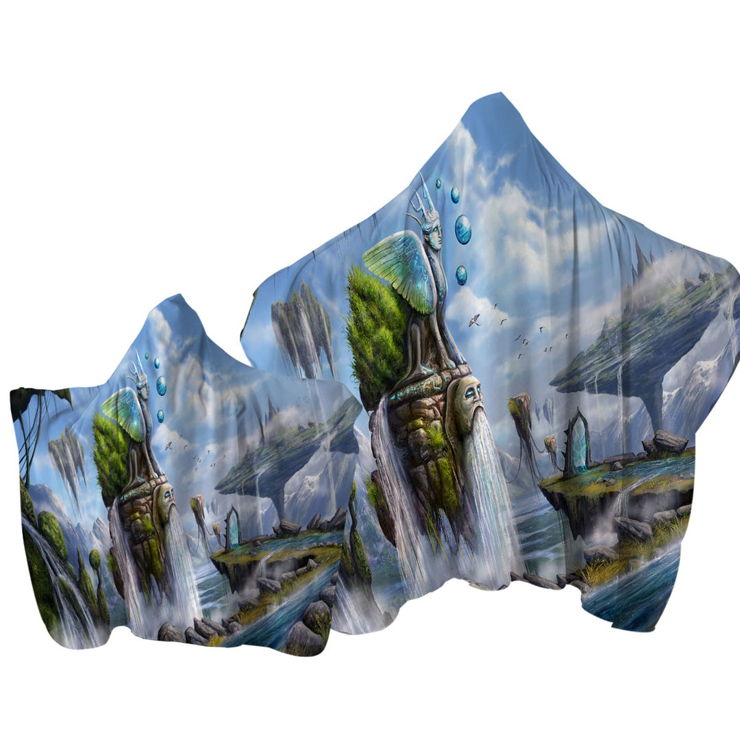 Fiction Dreamscape Beautiful Natural View Towel Hoodie