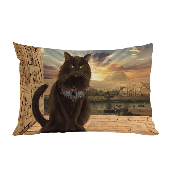 Fine Art Cat Prince in Egypt Custom Pillow Cases