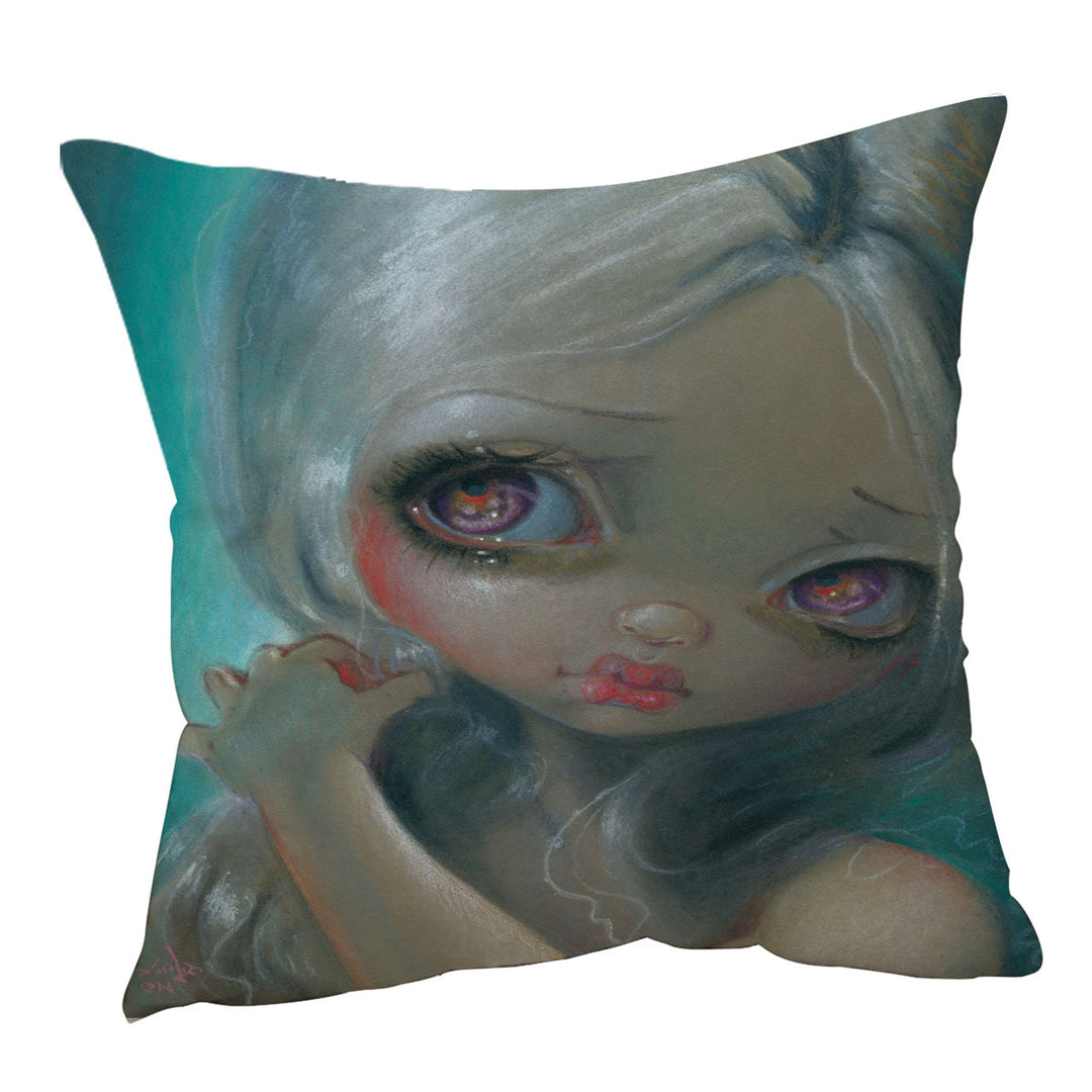 Fine Art Cushion Covers A Wistful Moment Maiden