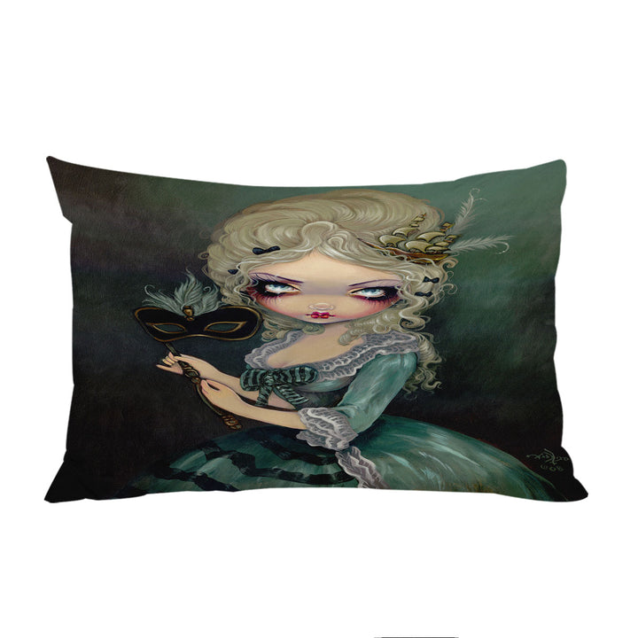 Fine Art Marie Masquerade the Doomed Queen Pillowcase