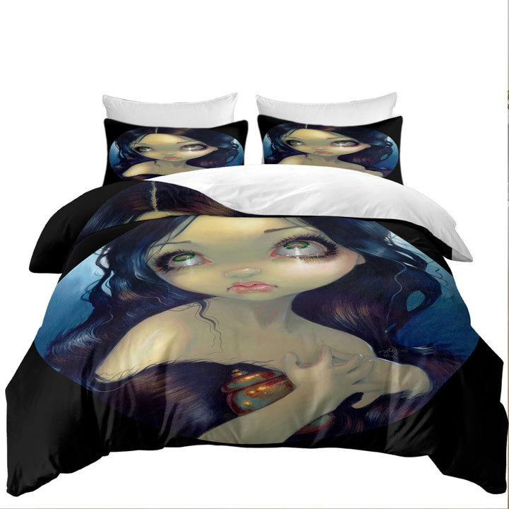 Fine Art Penitent Magdalene a Dramatic Portrait Duvet Covers