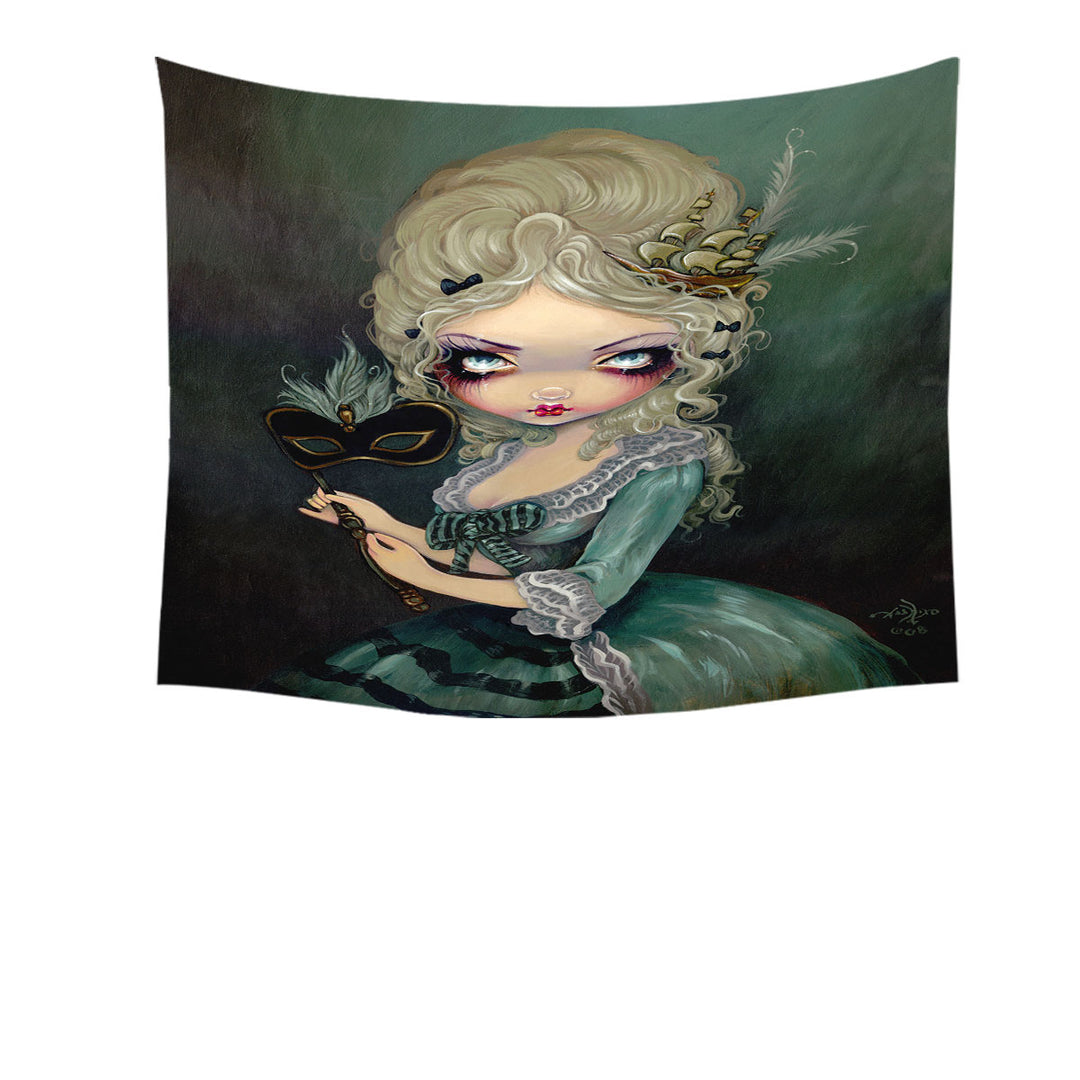 Fine Art Prints Tapestry Marie Masquerade the Doomed Queen