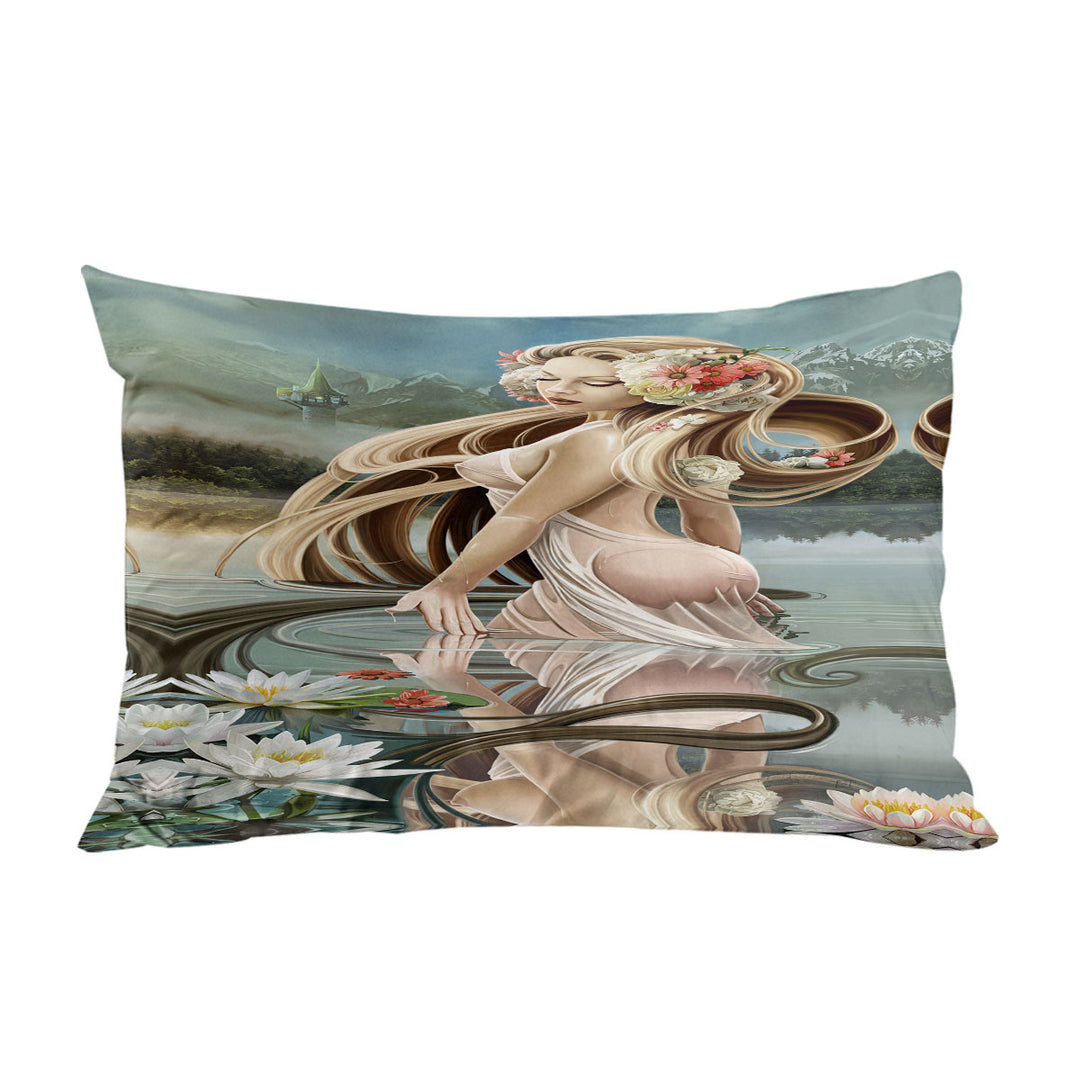 Fine Art Reflections Beautiful Sexy Girl Pillowcases