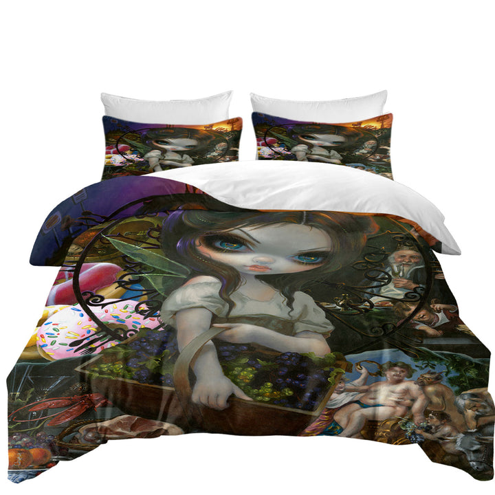 Fine Art Unseelie Court Gluttony Seven Deadly Sins Daybed Covers Sets