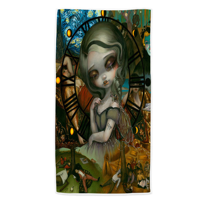 Fine Art Unseelie Court Sloth Seven Deadly Sins Pool Towels