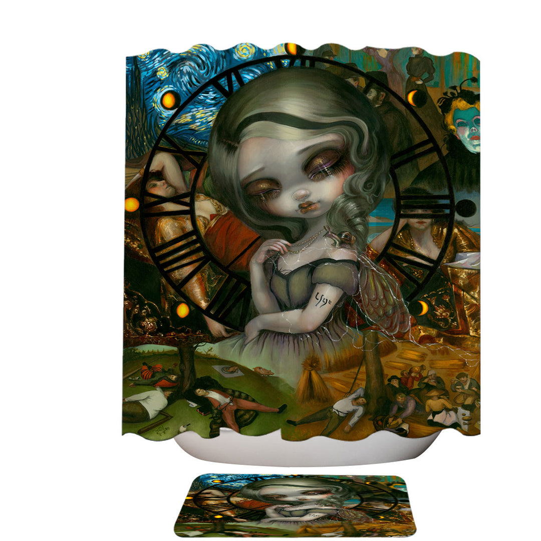 Fine Art Unseelie Court Sloth Seven Deadly Sins Shower Curtains