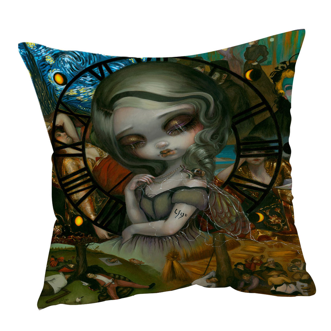 Fine Art Unseelie Court Sloth Seven Deadly Sins Throw Pillow