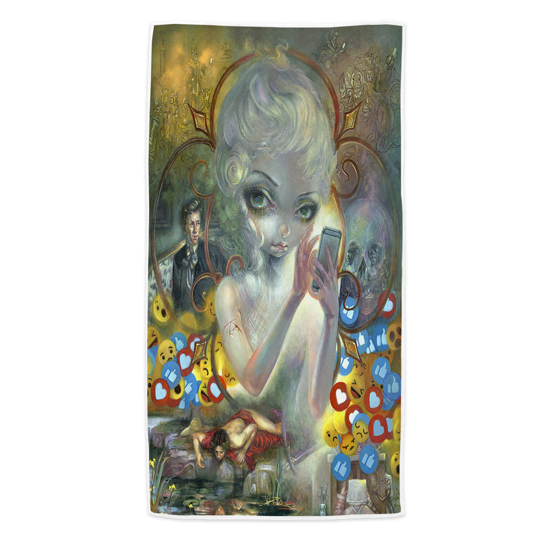 Fine Art Unseelie Court Vanity Seven Deadly Sins Beach Towel