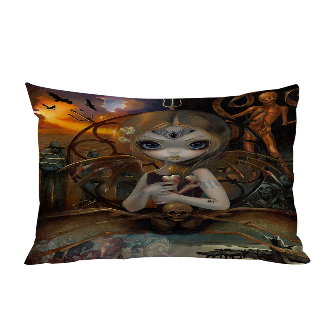 Fine History Art Unseelie Court Famine Spider Fairy Pillow Cases