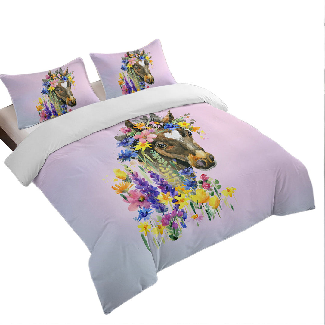 Floral Horse Coverlets