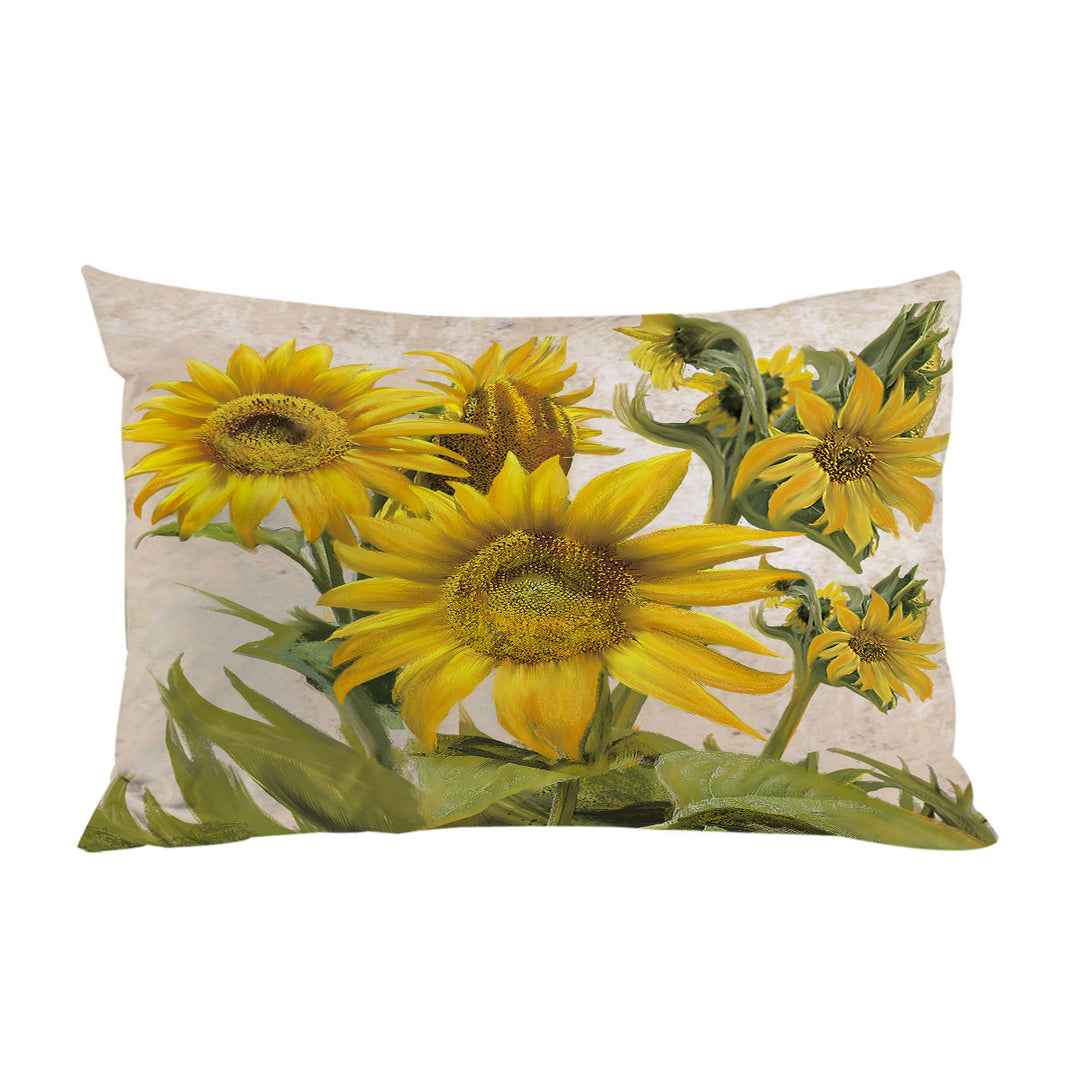 Flower Art Sunflower Bloom Pillowcase