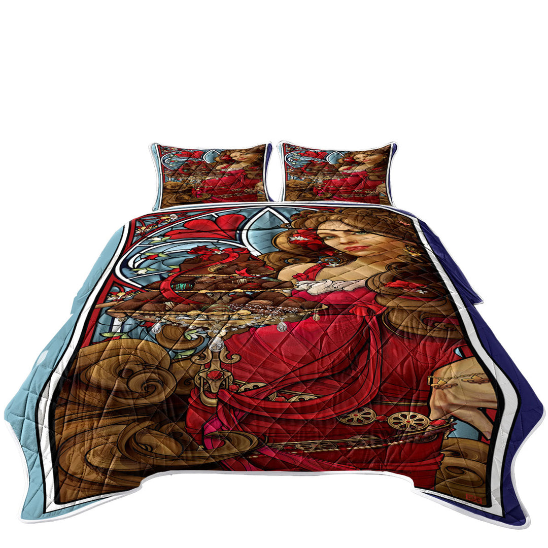 For the Love of Chocolate Beautiful Woman Quilts