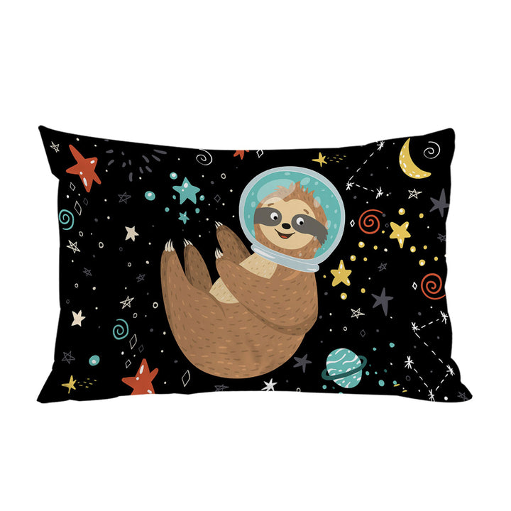 Funny Astronaut Sloth Pillow Cases