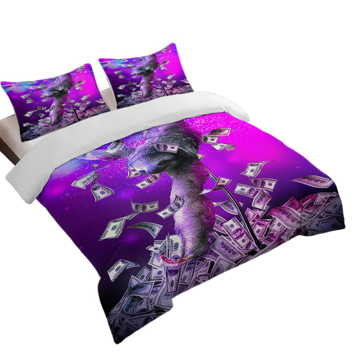 Funny Cool Art Dancing Pole Sloth Dance Coverlets